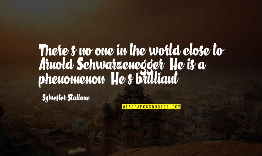 Buchardt A500 Quotes By Sylvester Stallone: There's no one in the world close to