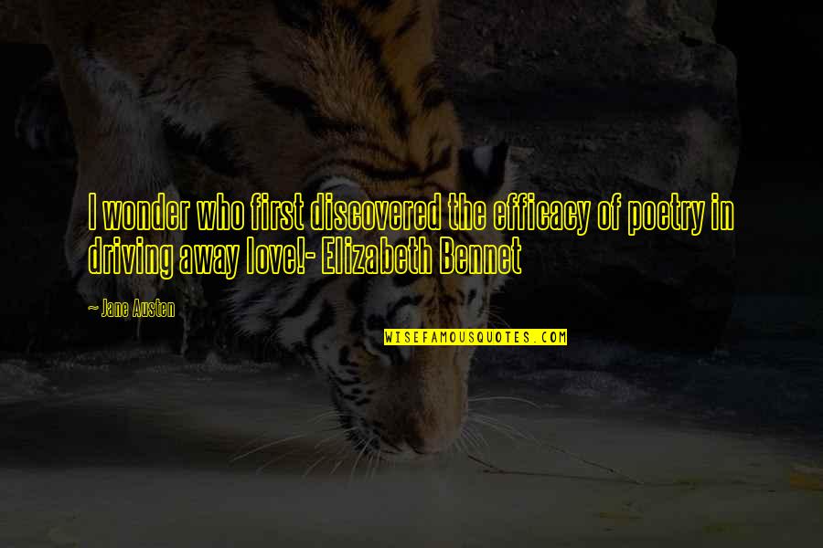 Bucklew Dr Quotes By Jane Austen: I wonder who first discovered the efficacy of