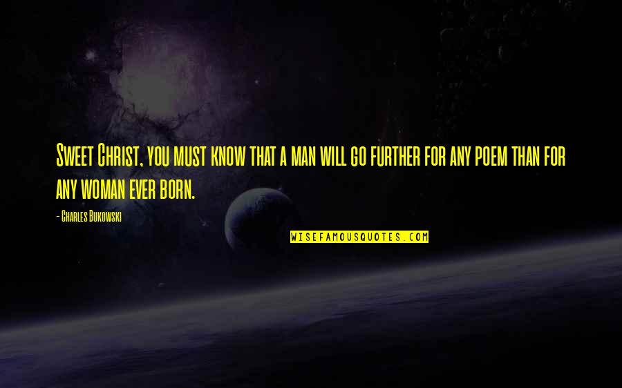 Buckyballs Asmr Quotes By Charles Bukowski: Sweet Christ, you must know that a man Buckyballs Asmr Quotes By Charles Bukowski: Sweet Christ, you must know that a man