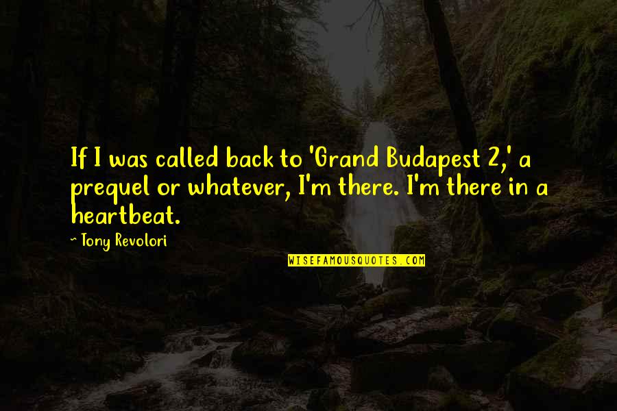 Budapest's Quotes By Tony Revolori: If I was called back to 'Grand Budapest Budapest's Quotes By Tony Revolori: If I was called back to 'Grand Budapest