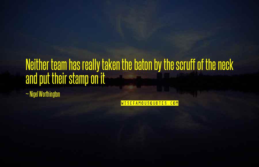 Buddha Photo With Quotes By Nigel Worthington: Neither team has really taken the baton by Buddha Photo With Quotes By Nigel Worthington: Neither team has really taken the baton by