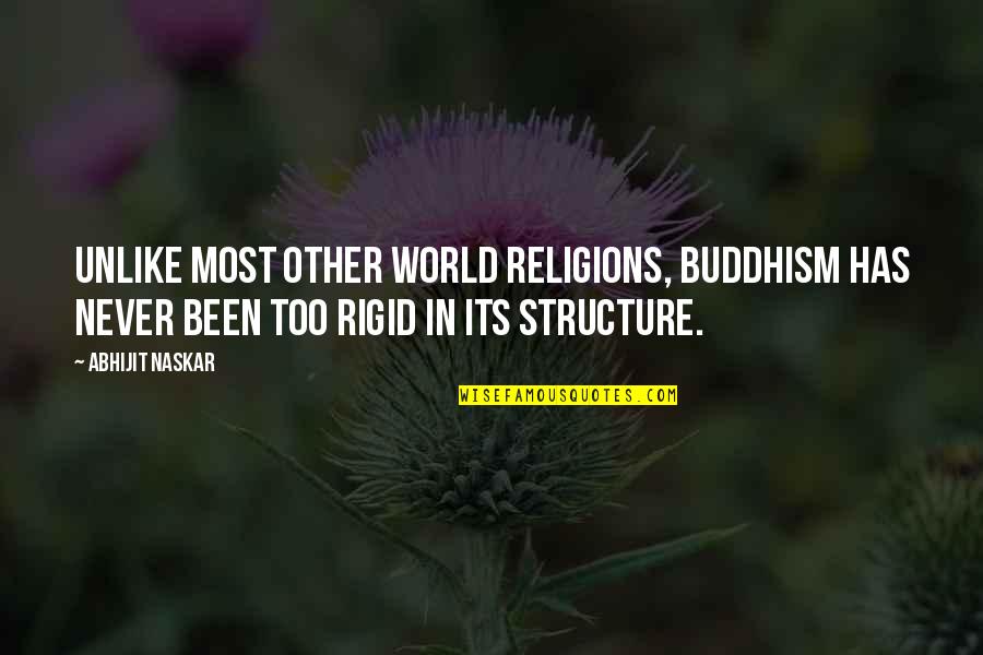 Buddhism Religion Quotes By Abhijit Naskar: Unlike most other world religions, Buddhism has never