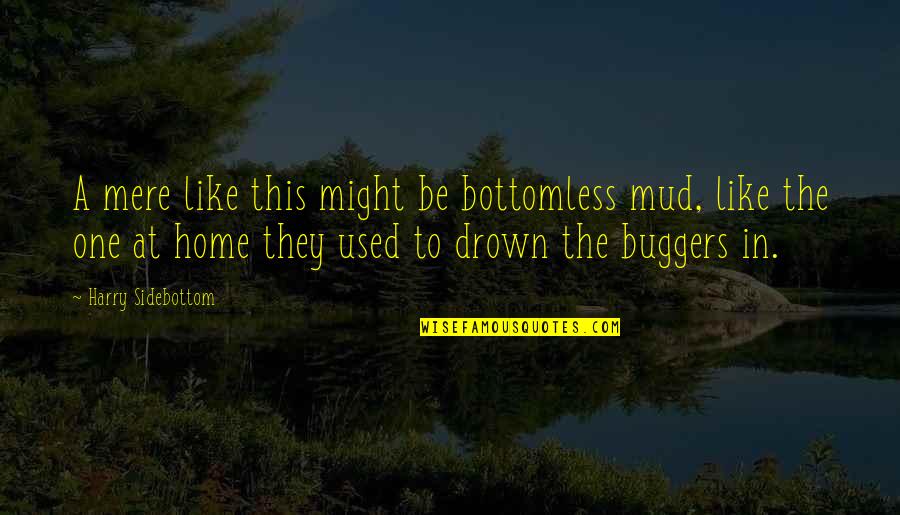 Buggers Quotes By Harry Sidebottom: A mere like this might be bottomless mud,