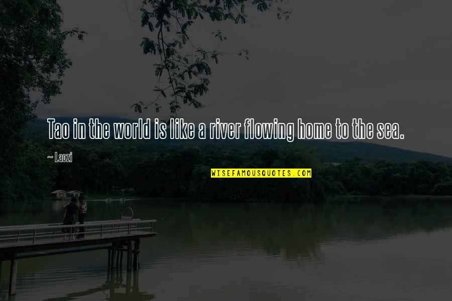 Bull Sharks In Great Quotes By Laozi: Tao in the world is like a river