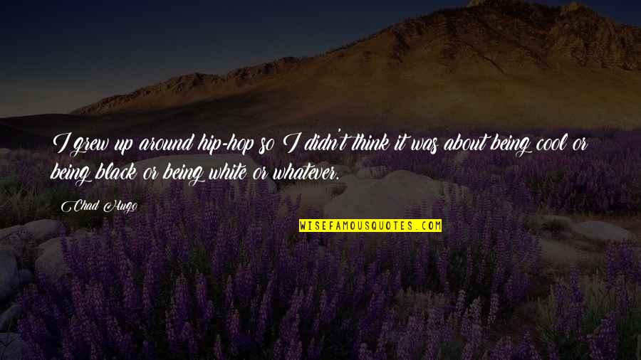 Bullying In Workplace Quotes By Chad Hugo: I grew up around hip-hop so I didn't Bullying In Workplace Quotes By Chad Hugo: I grew up around hip-hop so I didn't