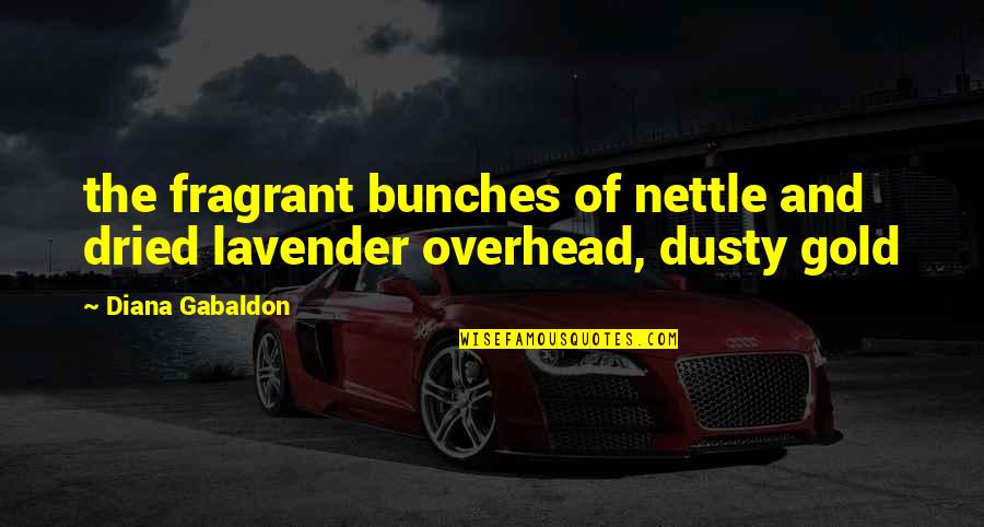 Bunches Quotes By Diana Gabaldon: the fragrant bunches of nettle and dried lavender