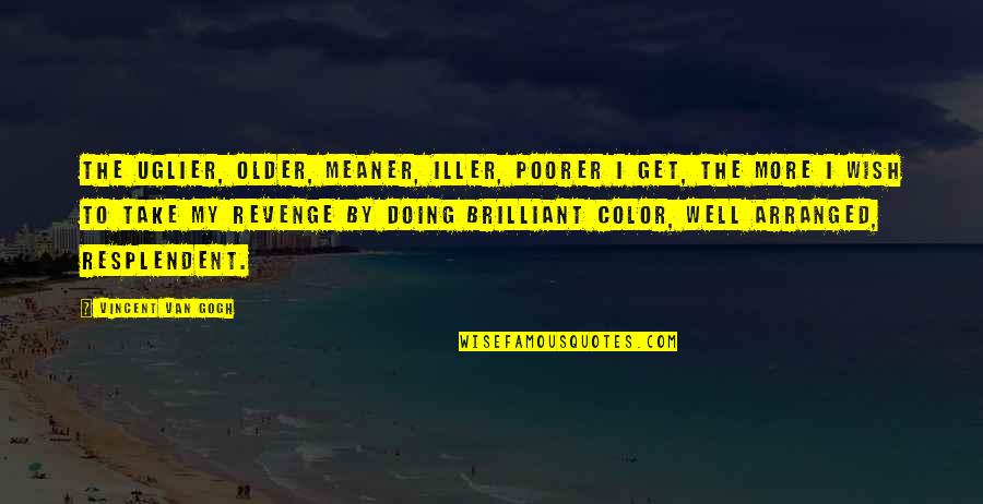 Burckhalter Highsmith Quotes By Vincent Van Gogh: The uglier, older, meaner, iller, poorer I get, Burckhalter Highsmith Quotes By Vincent Van Gogh: The uglier, older, meaner, iller, poorer I get,