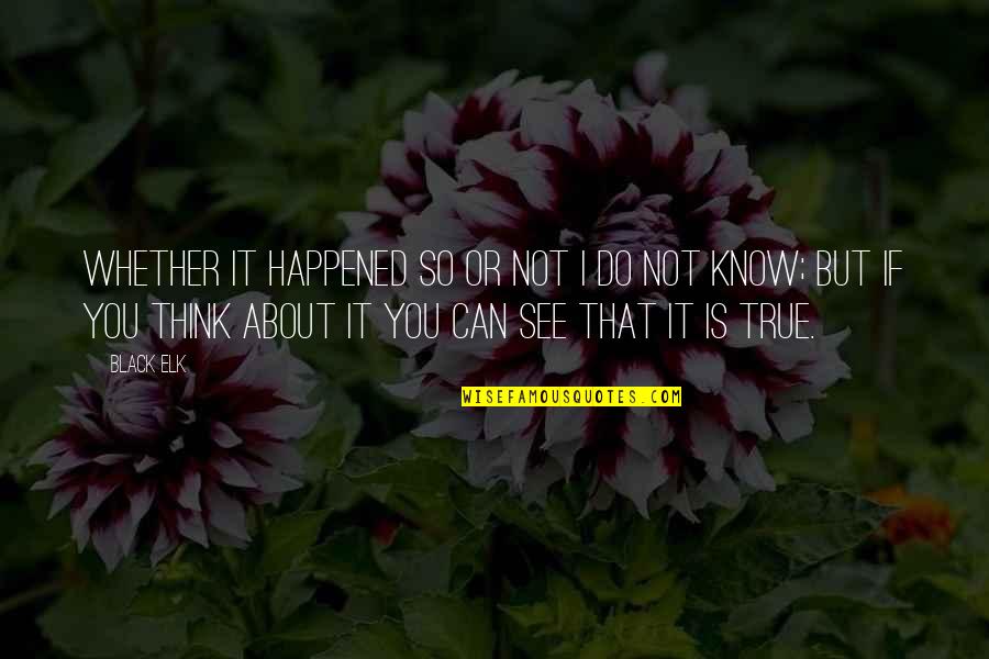 Burgdoerfer Tang Quotes By Black Elk: Whether it happened so or not I do Burgdoerfer Tang Quotes By Black Elk: Whether it happened so or not I do