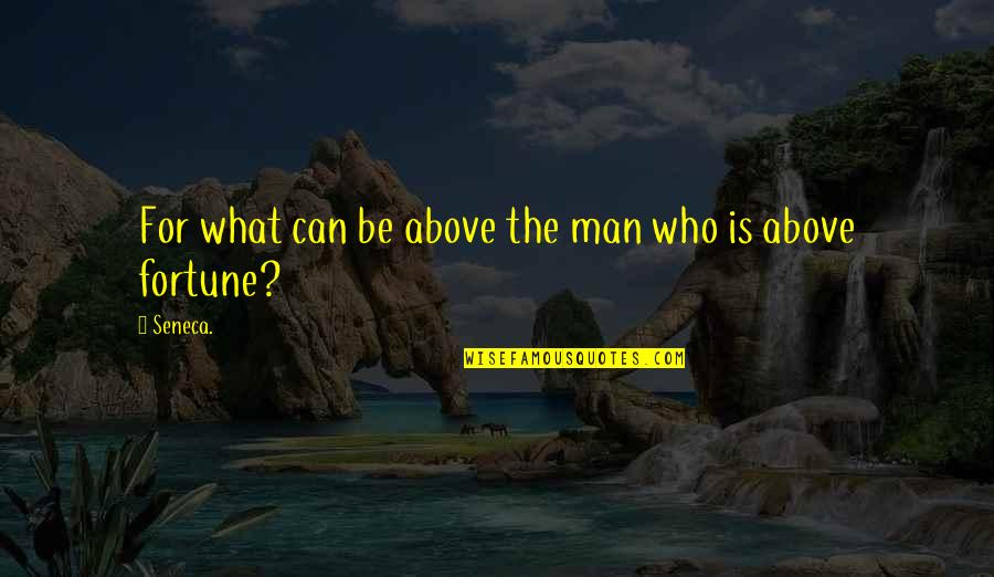 Burgundy Quotes By Seneca.: For what can be above the man who