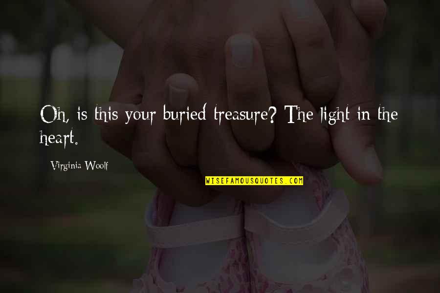 Buried Treasure Quotes By Virginia Woolf: Oh, is this your buried treasure? The light