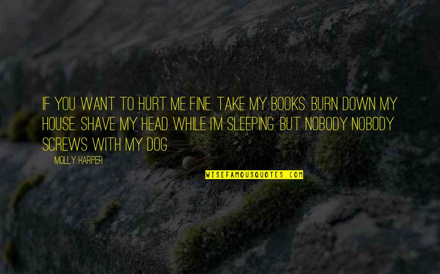 Burn Books Quotes By Molly Harper: If you want to hurt me fine. Take