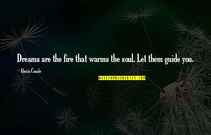 Burn Gorman Quotes By Alexia Casale: Dreams are the fire that warms the soul.