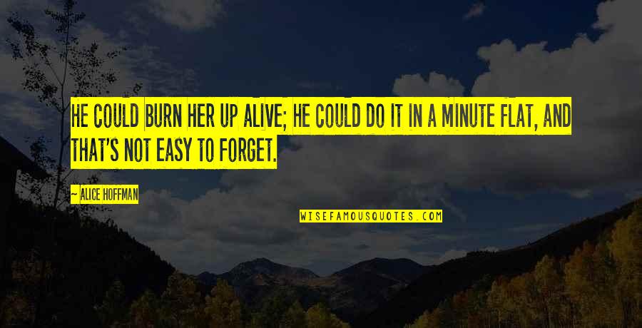 Burn Up Quotes By Alice Hoffman: He could burn her up alive; he could Burn Up Quotes By Alice Hoffman: He could burn her up alive; he could