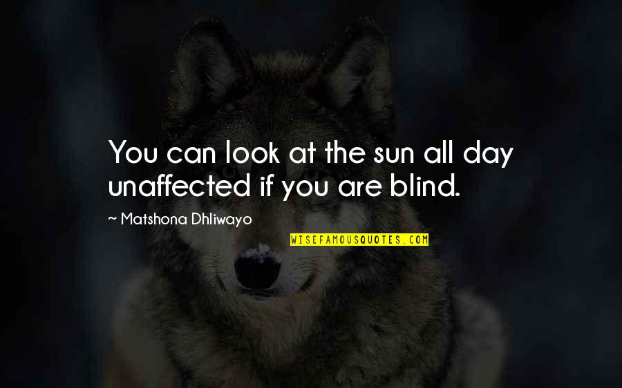 Burov Oblog Quotes By Matshona Dhliwayo: You can look at the sun all day