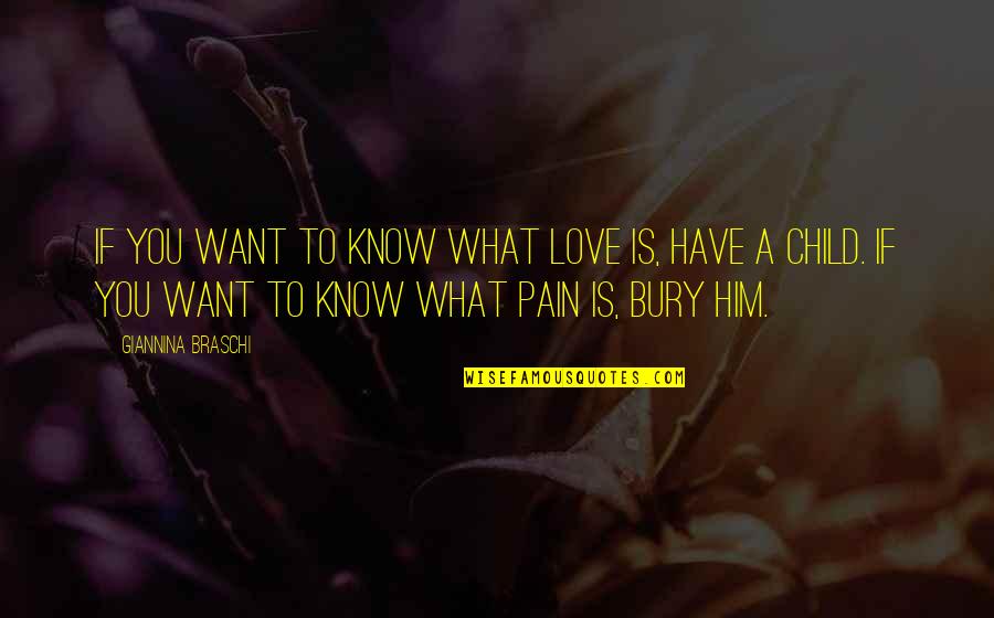 Bury'd Quotes By Giannina Braschi: If you want to know what love is,