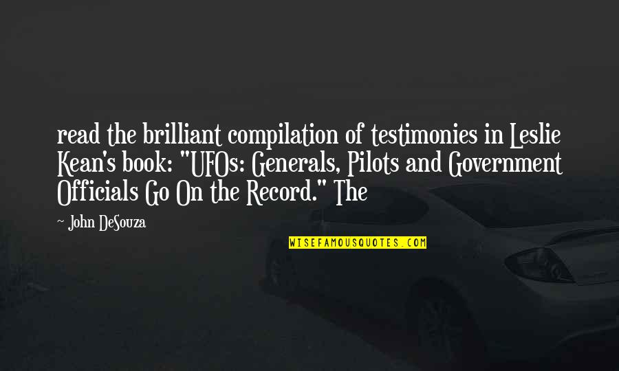 Buschmann Tools Quotes By John DeSouza: read the brilliant compilation of testimonies in Leslie
