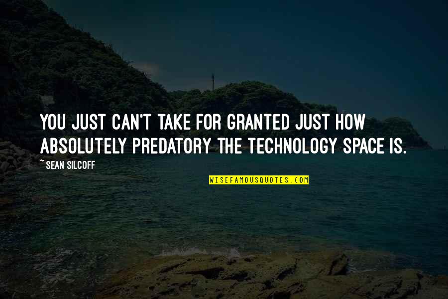 Business And Technology Quotes By Sean Silcoff: You just can't take for granted just how