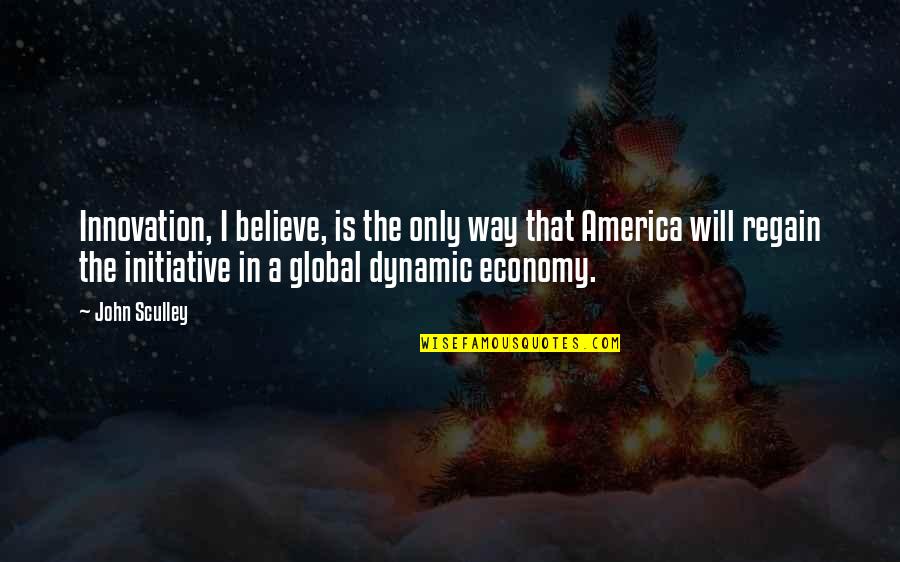 Business Innovation Quotes By John Sculley: Innovation, I believe, is the only way that Business Innovation Quotes By John Sculley: Innovation, I believe, is the only way that