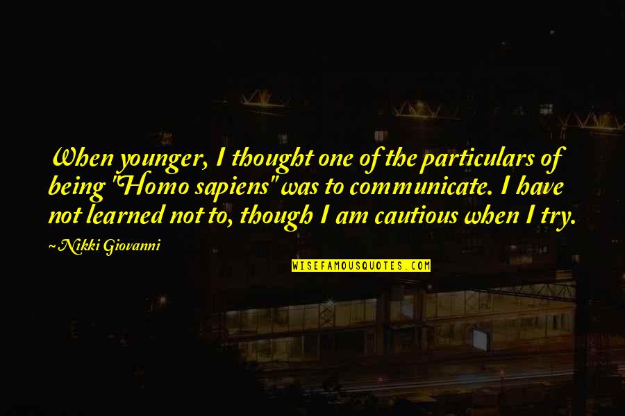 Busqueda De Procesos Quotes By Nikki Giovanni: When younger, I thought one of the particulars Busqueda De Procesos Quotes By Nikki Giovanni: When younger, I thought one of the particulars