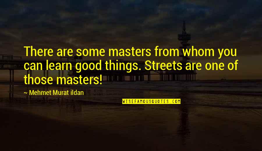 Bussola In English Quotes By Mehmet Murat Ildan: There are some masters from whom you can