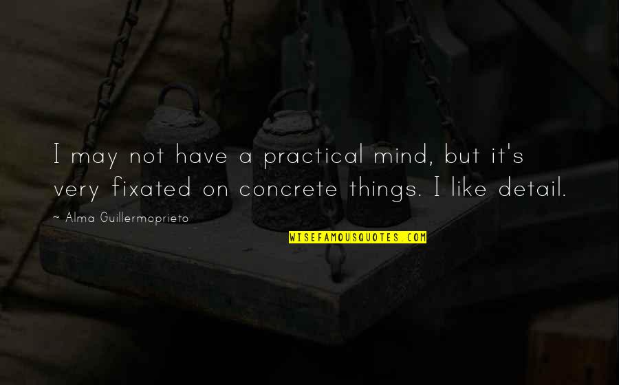 But Practical Quotes By Alma Guillermoprieto: I may not have a practical mind, but