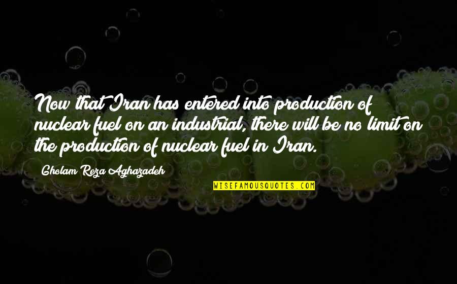 Butkute 2017 Quotes By Gholam Reza Aghazadeh: Now that Iran has entered into production of Butkute 2017 Quotes By Gholam Reza Aghazadeh: Now that Iran has entered into production of