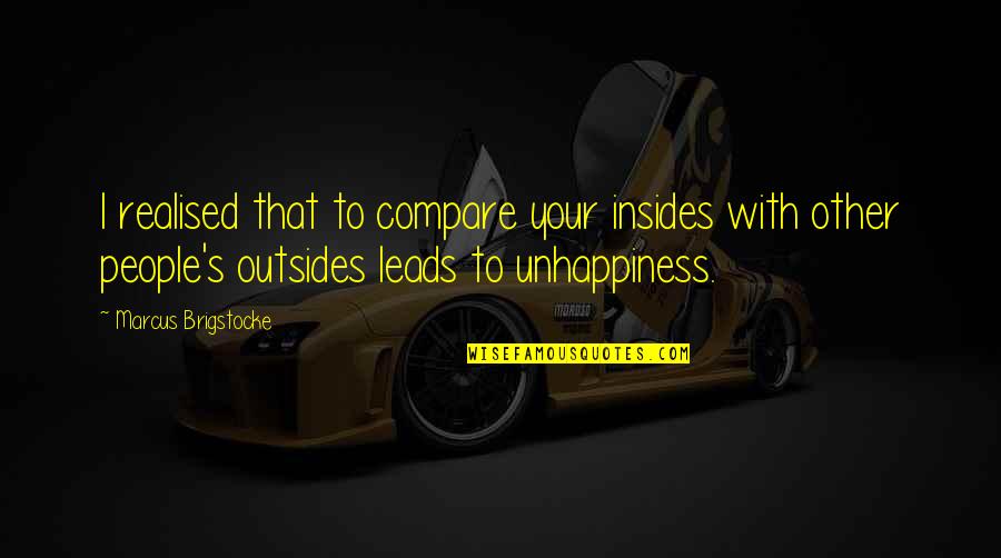 Buwan Ng Wika Tagalog Quotes By Marcus Brigstocke: I realised that to compare your insides with
