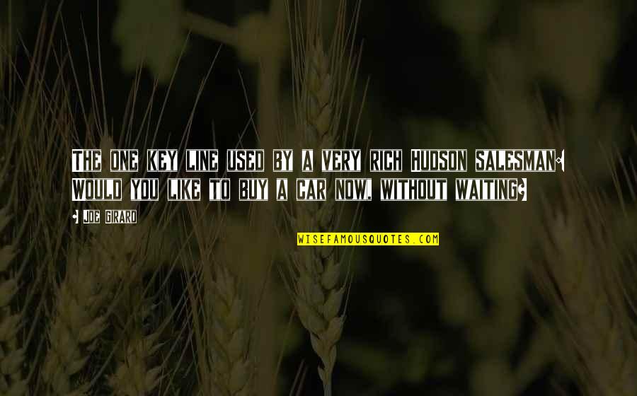 Buy Used Car Quotes By Joe Girard: The one key line used by a very
