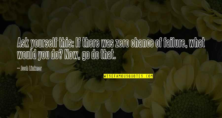 Buy Vinyl Quotes By Josh Linkner: Ask yourself this: If there was zero chance