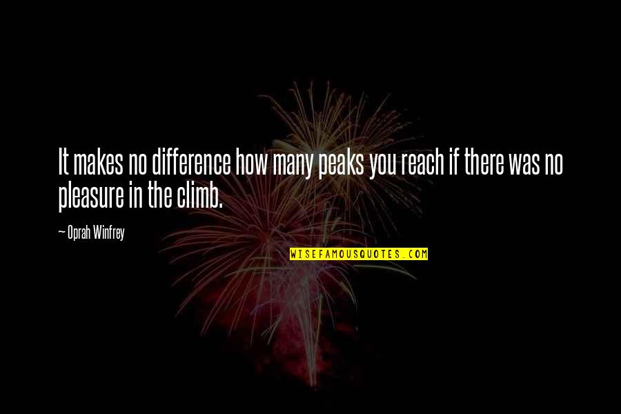 Cabelo Quotes By Oprah Winfrey: It makes no difference how many peaks you Cabelo Quotes By Oprah Winfrey: It makes no difference how many peaks you