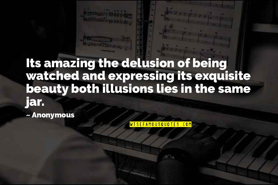 Cabo Verde Quotes By Anonymous: Its amazing the delusion of being watched and