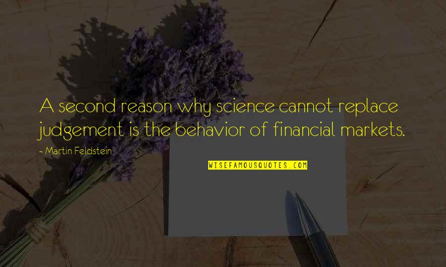Cachorro Desenho Quotes By Martin Feldstein: A second reason why science cannot replace judgement