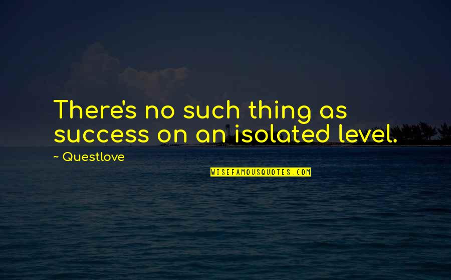 Cadencia Significado Quotes By Questlove: There's no such thing as success on an