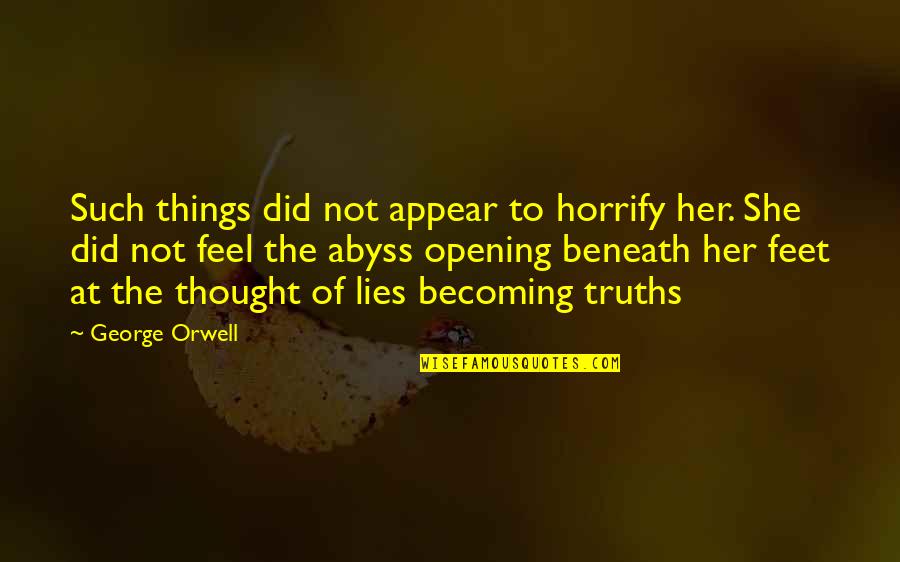Cadernos Tilibra Quotes By George Orwell: Such things did not appear to horrify her. Cadernos Tilibra Quotes By George Orwell: Such things did not appear to horrify her.