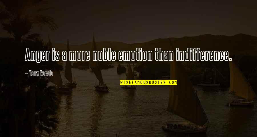Caggiano Funeral Quotes By Terry Rossio: Anger is a more noble emotion than indifference. Caggiano Funeral Quotes By Terry Rossio: Anger is a more noble emotion than indifference.