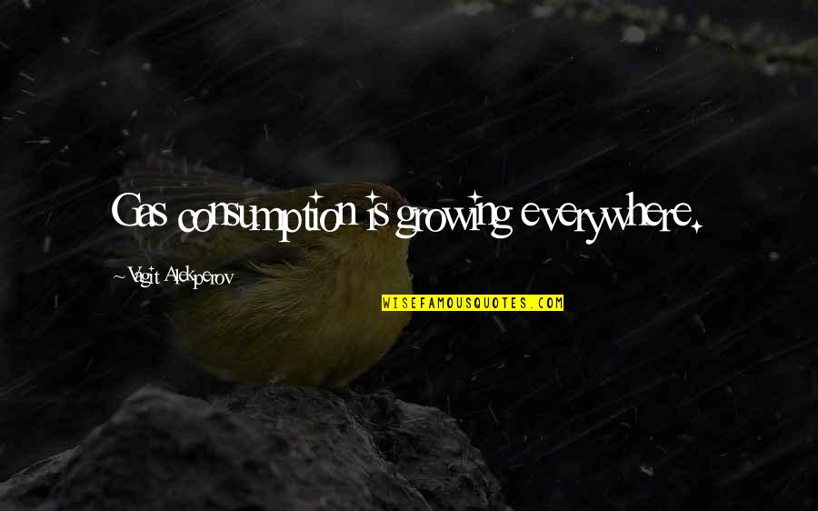 Calasso Sacrifice Quotes By Vagit Alekperov: Gas consumption is growing everywhere.
