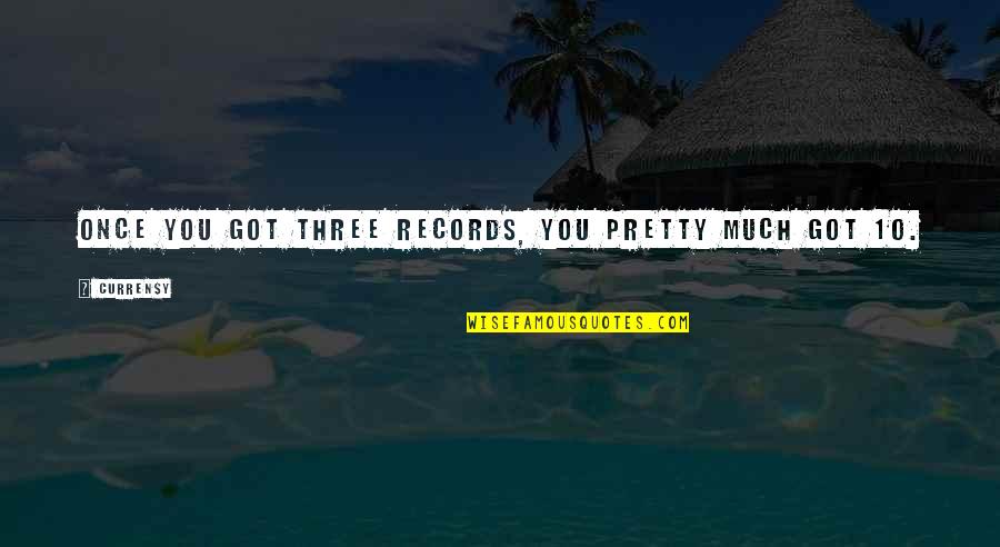 Call Of Cthulhu Book Quotes By Curren$y: Once you got three records, you pretty much