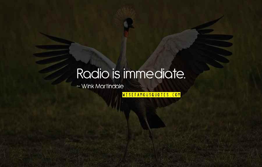 Callate Spanish Quotes By Wink Martindale: Radio is immediate. Callate Spanish Quotes By Wink Martindale: Radio is immediate.