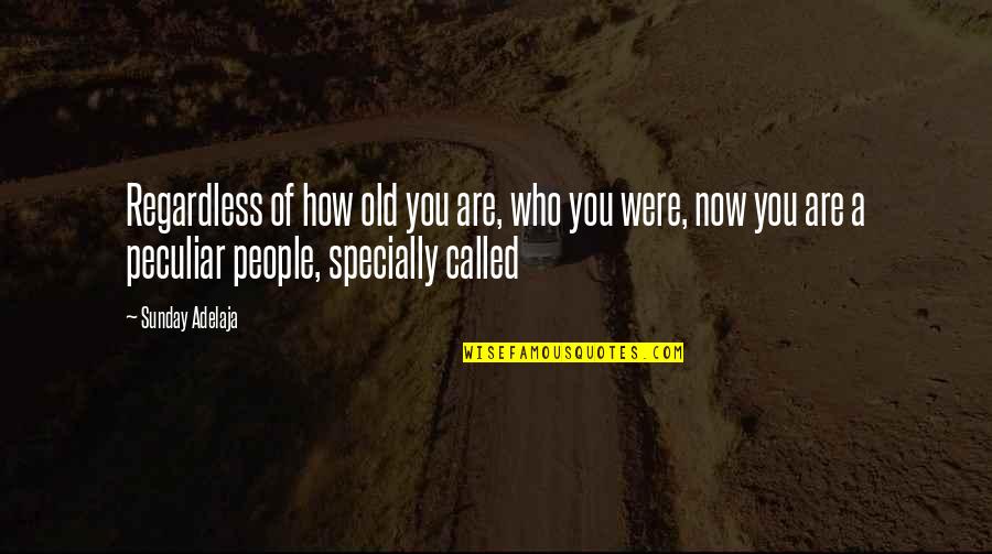 Calling People Out Quotes By Sunday Adelaja: Regardless of how old you are, who you