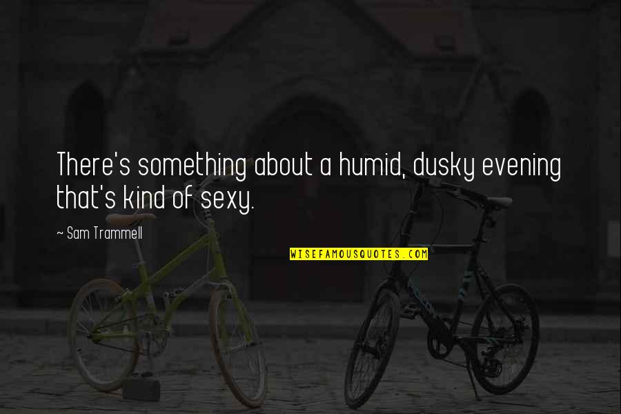 Calvache Puerto Quotes By Sam Trammell: There's something about a humid, dusky evening that's