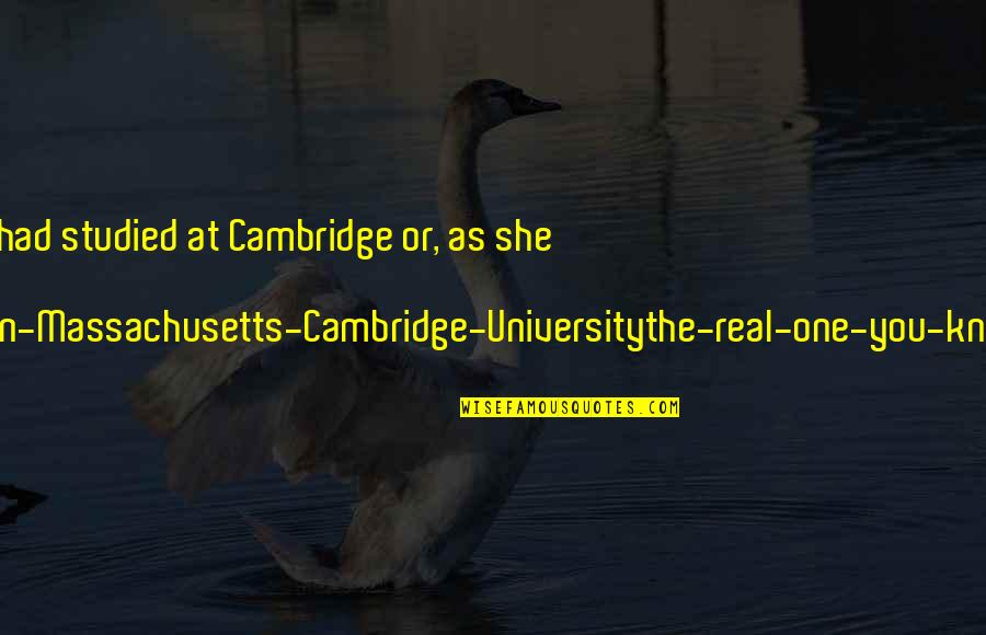 Cambridge England Quotes By Terry Pratchett: Sister Georgina had studied at Cambridge or, as