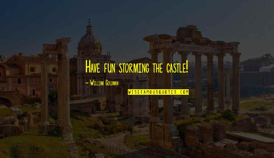 Cameron Diaz Health Quotes By William Goldman: Have fun storming the castle!