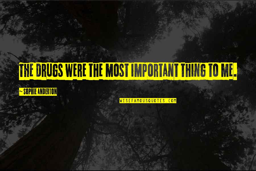 Cameron Monaghan Gotham Quotes By Sophie Anderton: The drugs were the most important thing to