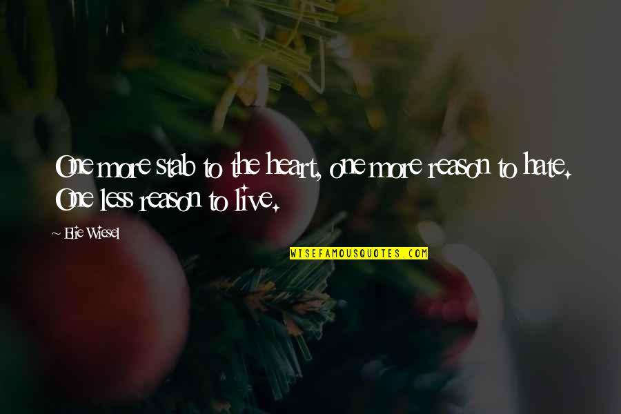 Camioneros Sindicato Quotes By Elie Wiesel: One more stab to the heart, one more