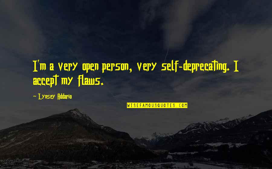 Cammarata Sicilia Quotes By Lynsey Addario: I'm a very open person, very self-deprecating. I