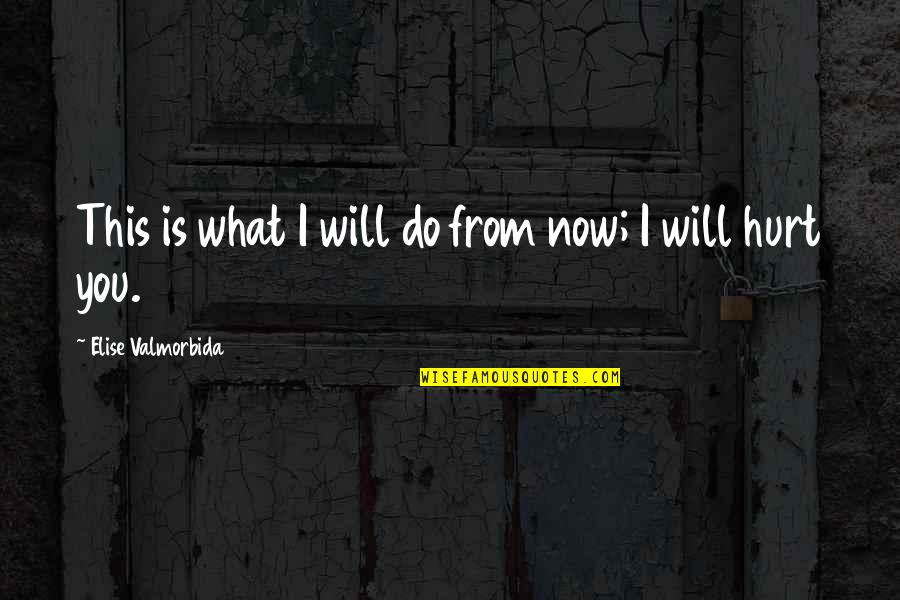Campanas En Quotes By Elise Valmorbida: This is what I will do from now; Campanas En Quotes By Elise Valmorbida: This is what I will do from now;