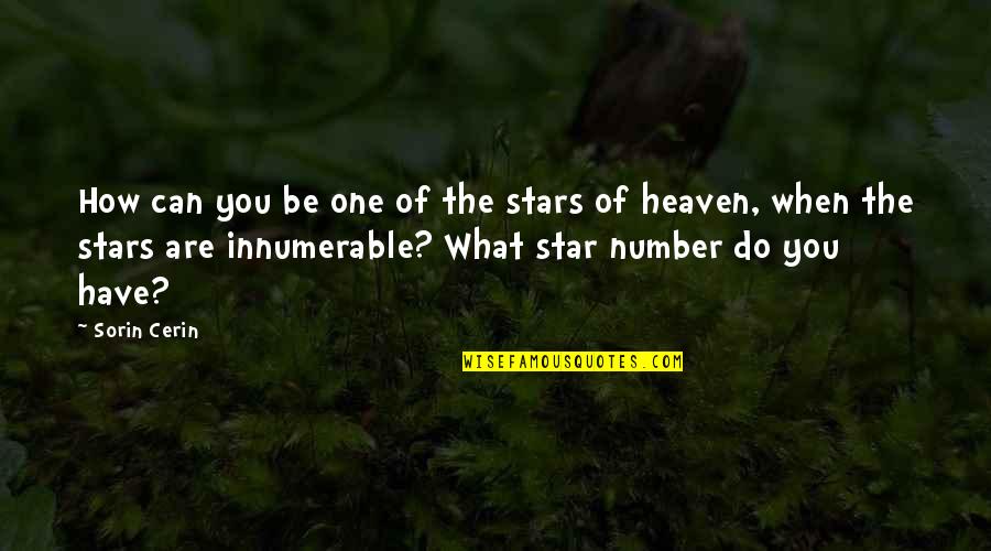 Can I Have Your Number Quotes By Sorin Cerin: How can you be one of the stars