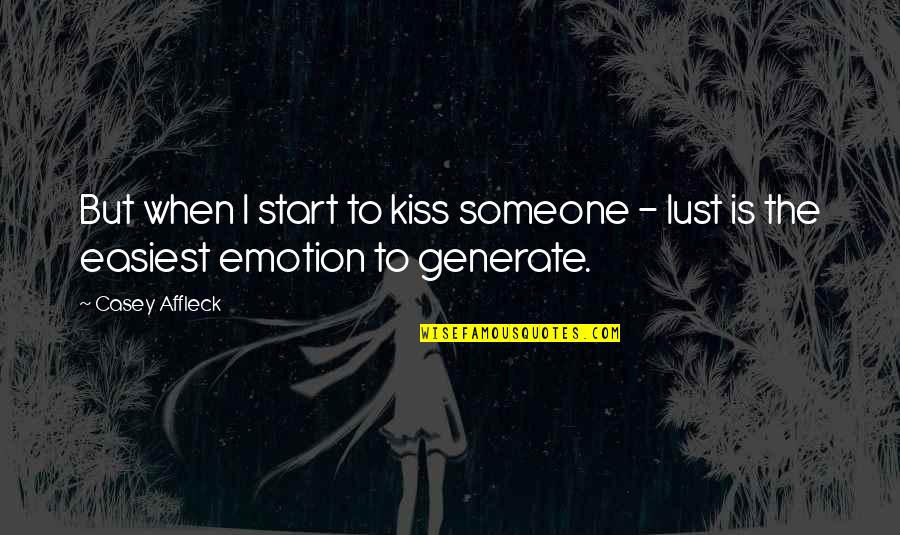 Can Mean Be Used On A Nominal Scale Quotes By Casey Affleck: But when I start to kiss someone -