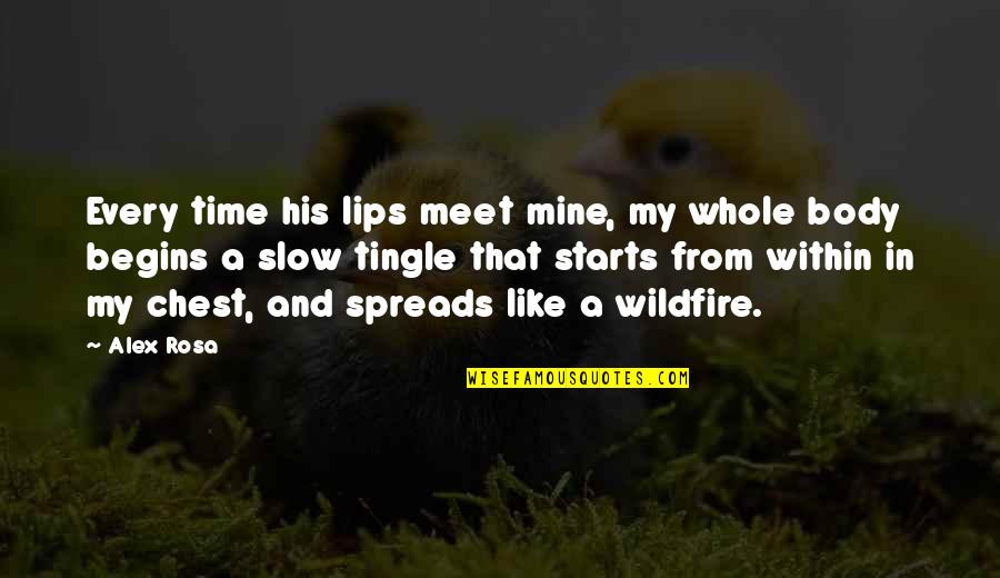 Can Treat You Better Quotes By Alex Rosa: Every time his lips meet mine, my whole Can Treat You Better Quotes By Alex Rosa: Every time his lips meet mine, my whole