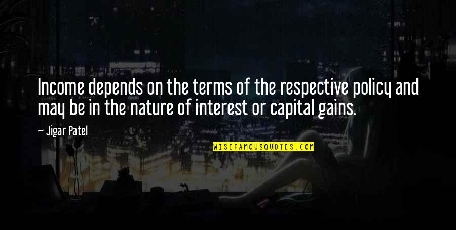 Canadian Inuit Quotes By Jigar Patel: Income depends on the terms of the respective Canadian Inuit Quotes By Jigar Patel: Income depends on the terms of the respective
